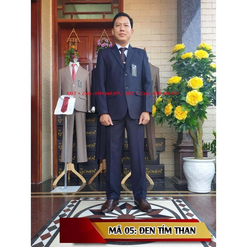 Vest Nam Trung Niên, Bộ Vest Nam Trung Tuổi Chất Vải Sịn, Bộ Com Lê Trung Niên