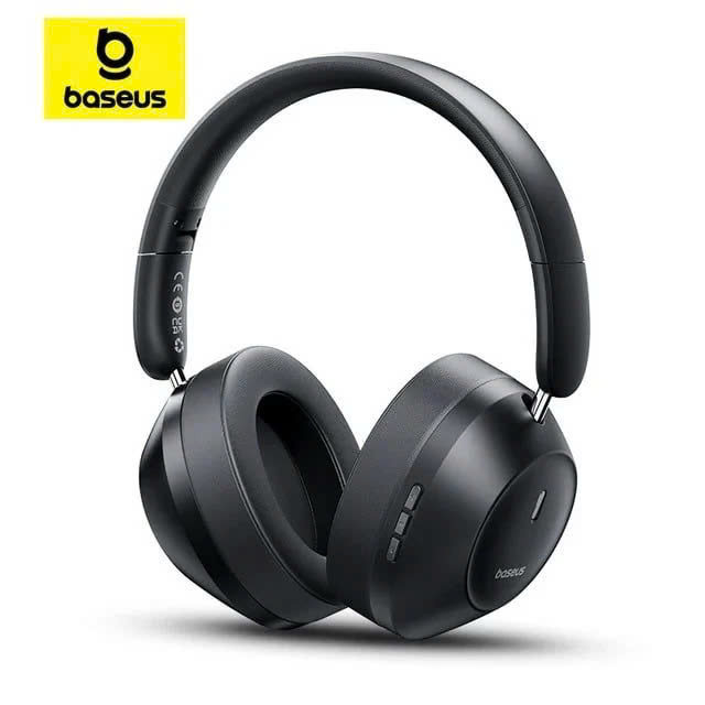 Tai Nghe Chụp Tai Bluetooth Baseus Bass 30 Max (Bluetooth 5.3, -30dB, Noise Cancellation Over Headset, Ultra Low Latency, 50H Time) hàng chính hãng