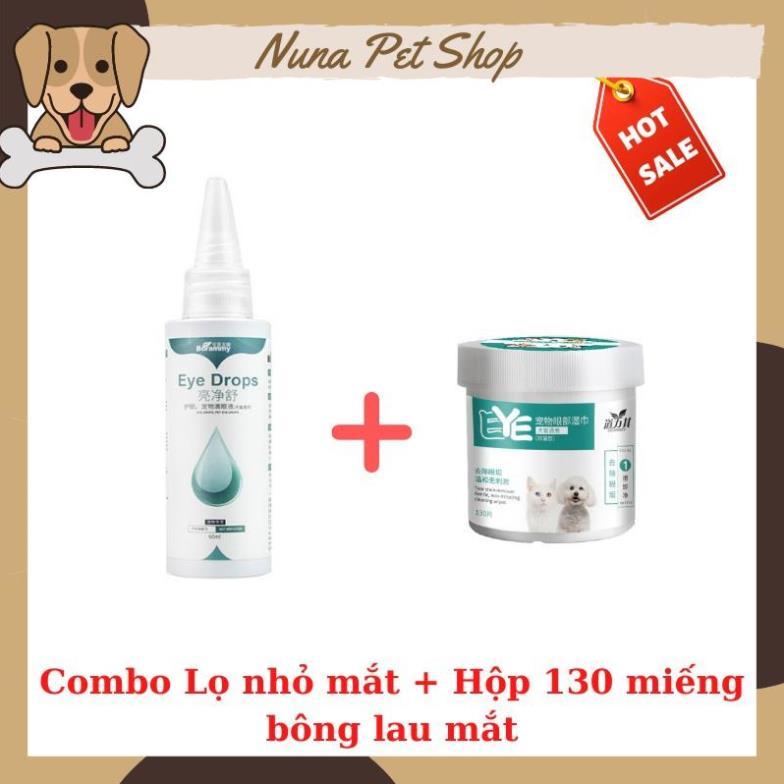 Lọ nhỏ mắt cho chó mèo Borammy 60ml (Dung dịch vệ sinh mắt cho thú cưng chiết xuất thiên nhiên)