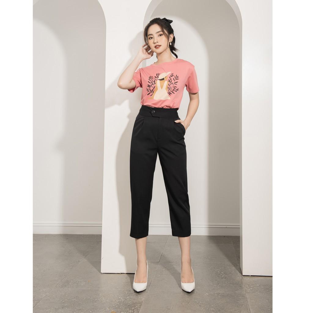 Quần Baggy 2 ly xếp cạp cao bản to cao cấp