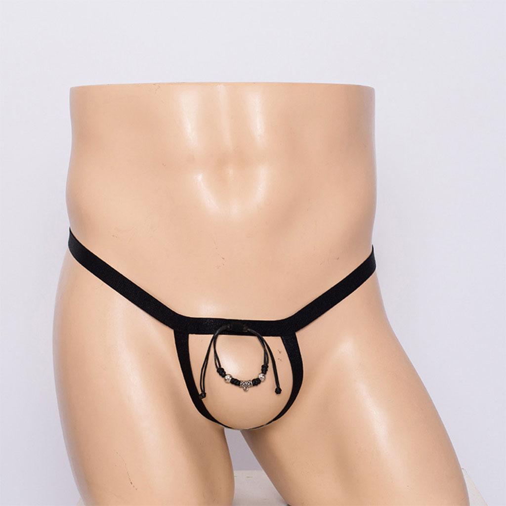 Men's Thongs Underwear Shorts Crotchless Panties Underpants