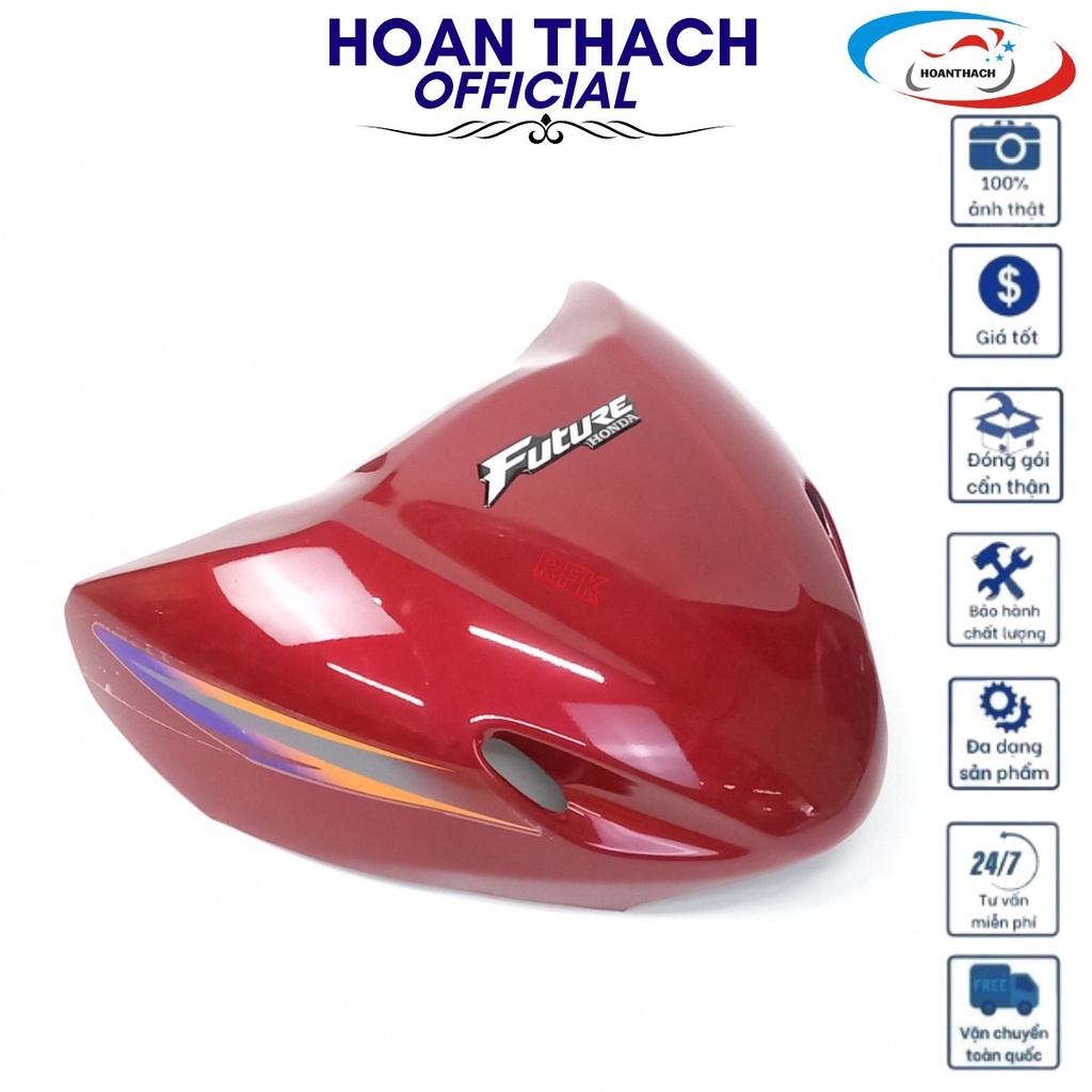 Mặt Nạ Trước Xe máy Future màu Đỏ Đô honda, HOANTHACH 64300KFL830ZE