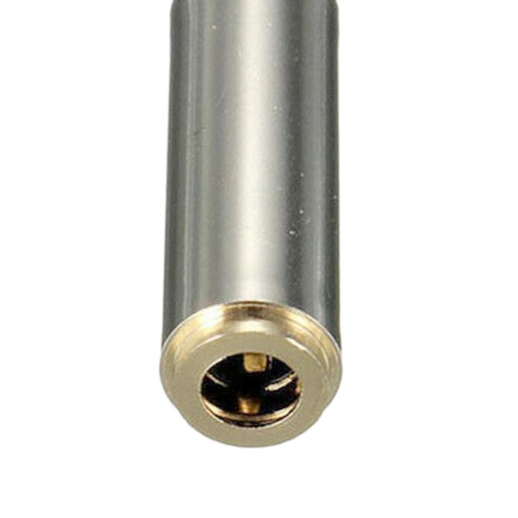 Gold .5mm Male to 3.5mm Female Socket Headphone Adapter Converter