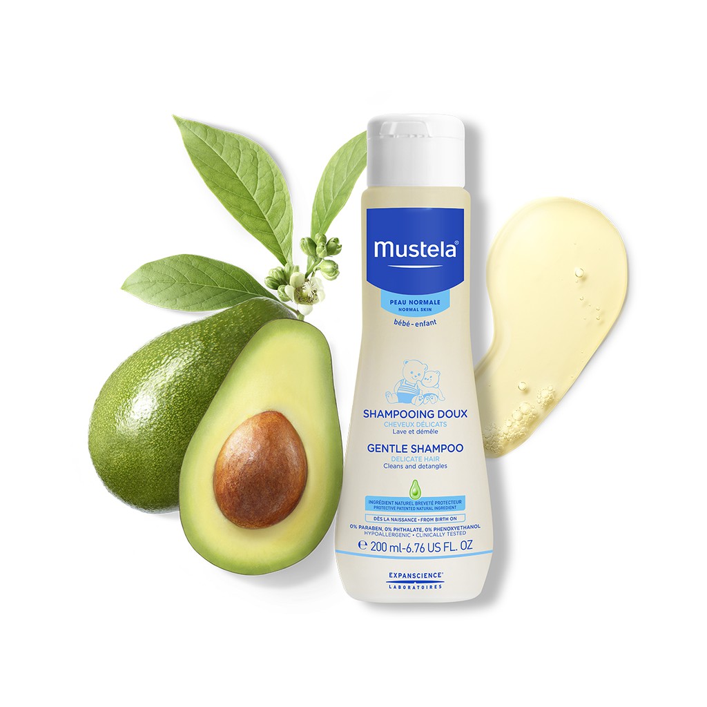 Dầu Gội Gentle Shampoo MUSTELA Không Cay Mắt, Nhẹ Nhàng Cho Trẻ Em
