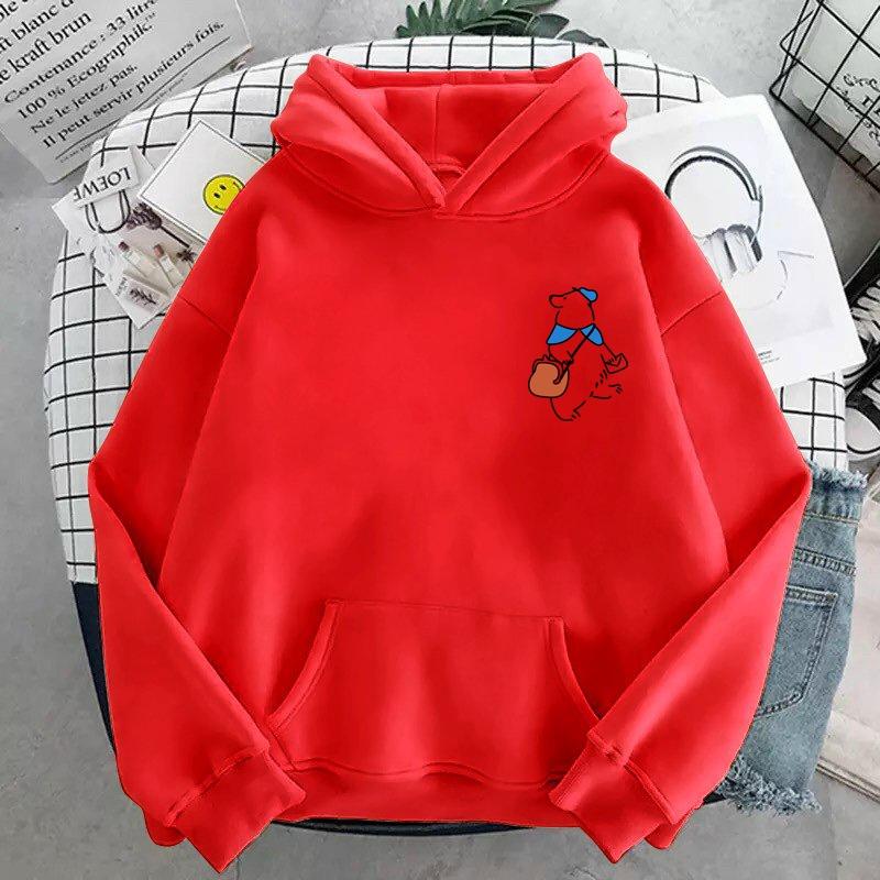 ÁO HOODIE UNISEX IN HÌNH GẤU DỄ THƯƠNG