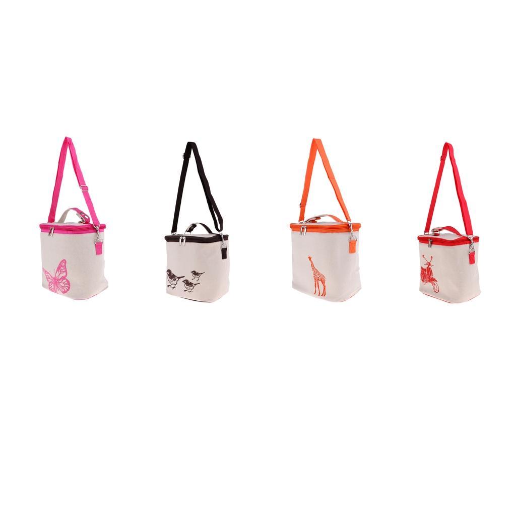 Outdoor Camping Insulated Cool Bag Lunch Box Picnic Lunch Container for Family Outdoor Camping Hiking Picnic BBQ 23x16x24cm