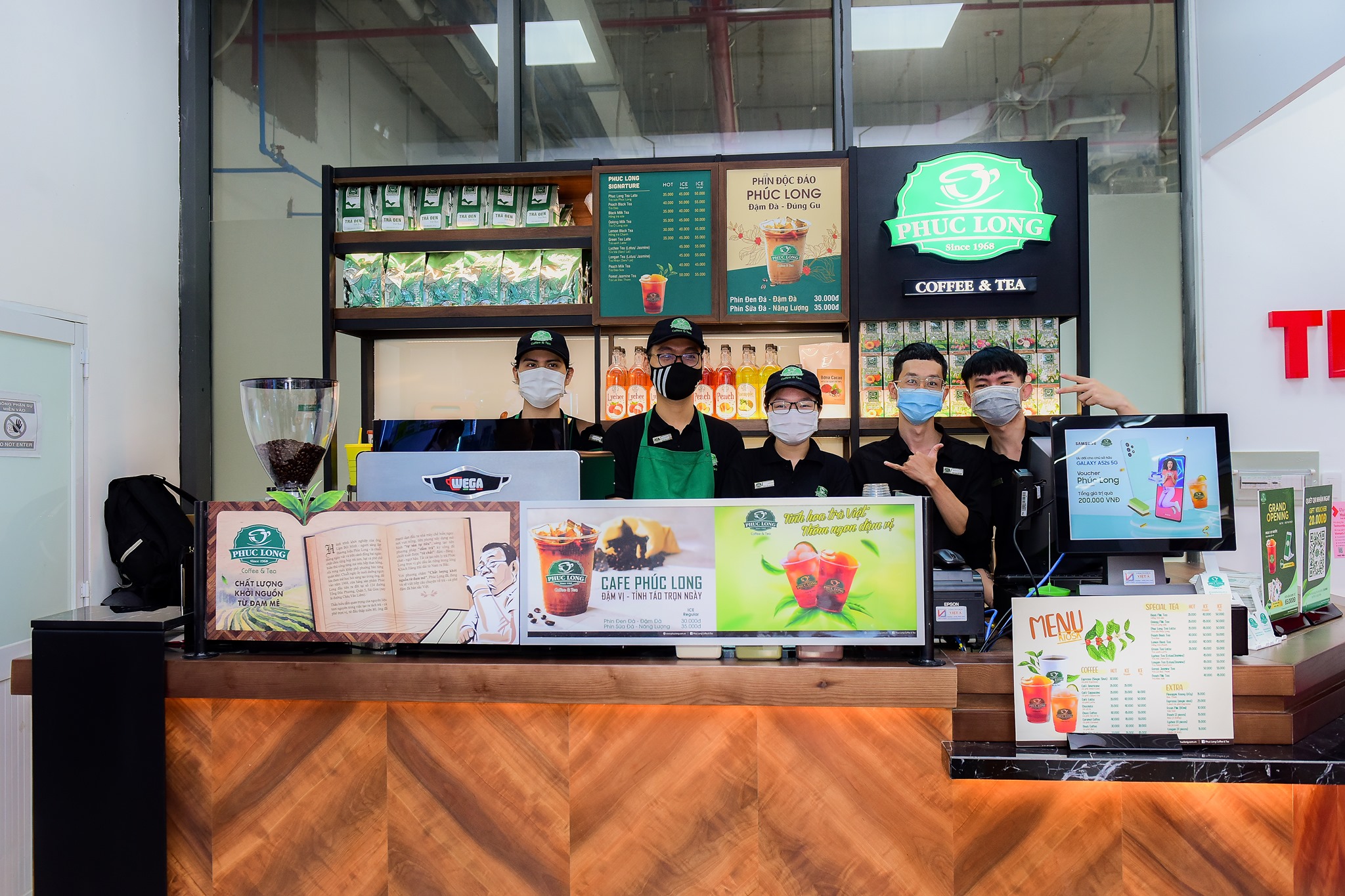 Evoucher Phúc Long trị giá 50,000đ áp dụng toàn Menu tại tất cả các chi nhánh Phúc Long trên Toàn Quốc