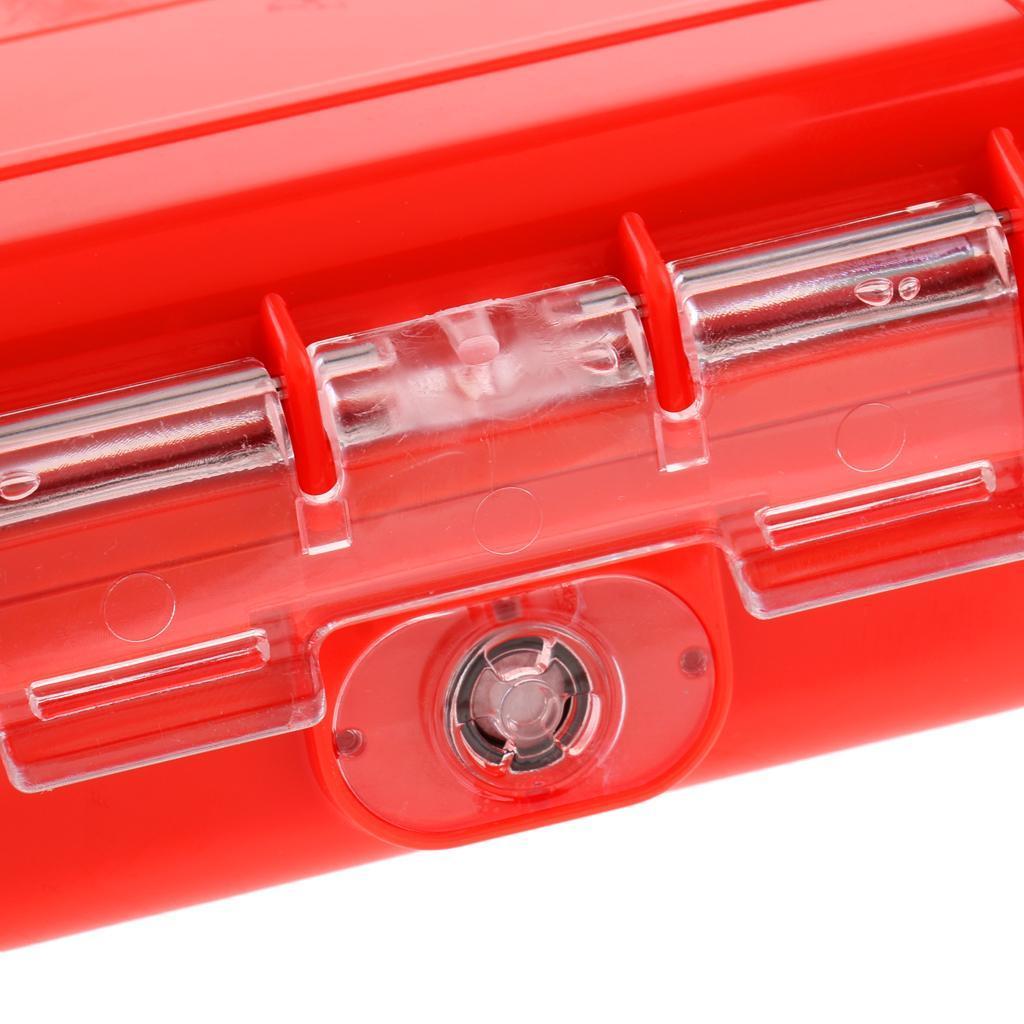 2pcs Outdoor Waterproof Storage Hard Shell Survival Case Holder Organizer