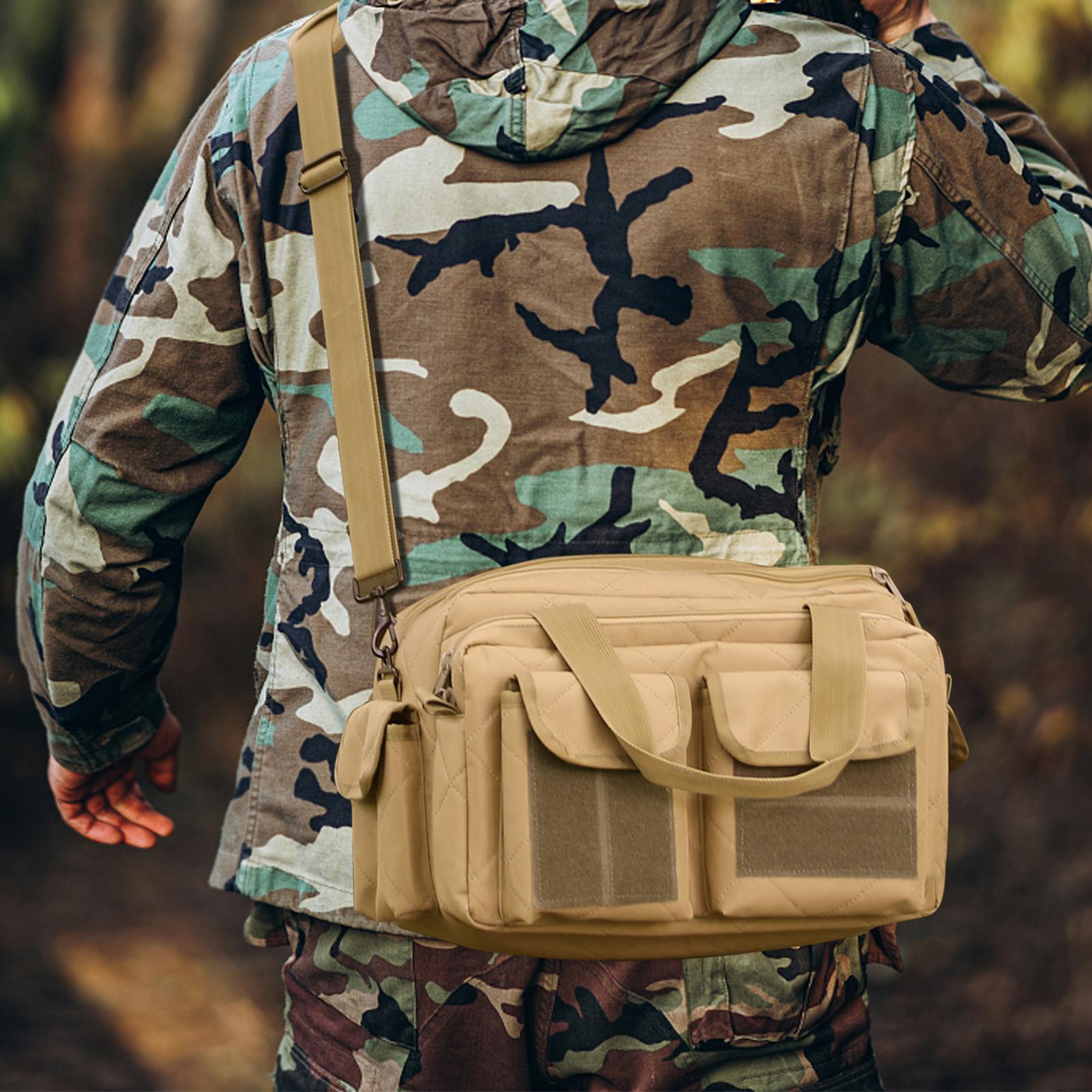 Outdoor Duffel Bag Multi-Pocket Camping Hunting Gear Shoulder Bag for Camping Hiking Shooting