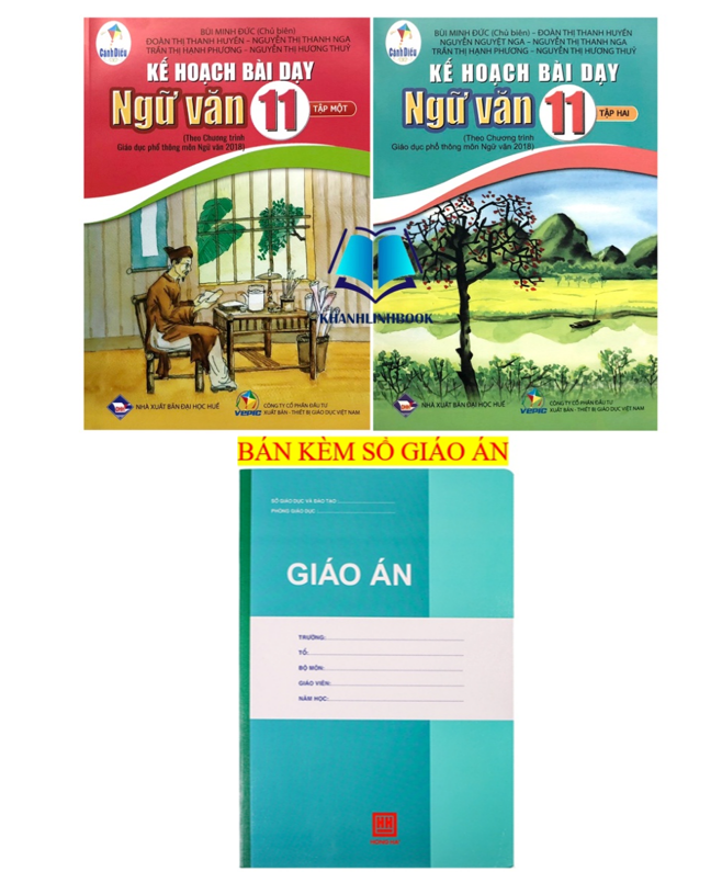 Sách - Combo Kế hoạch bài dạy Ngữ Văn 11 - tập 1 + 2 (cánh diều)