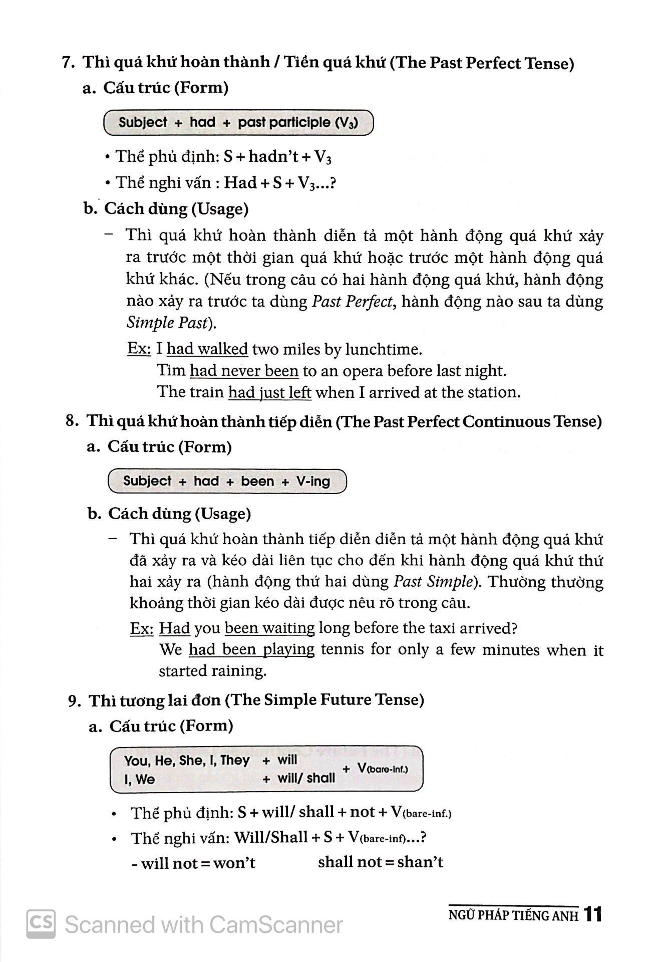 Sách Ngữ Pháp Tiếng Anh Dành Cho Học Sinh (Với Bài Tập Và Đáp Án) - Tái Bản