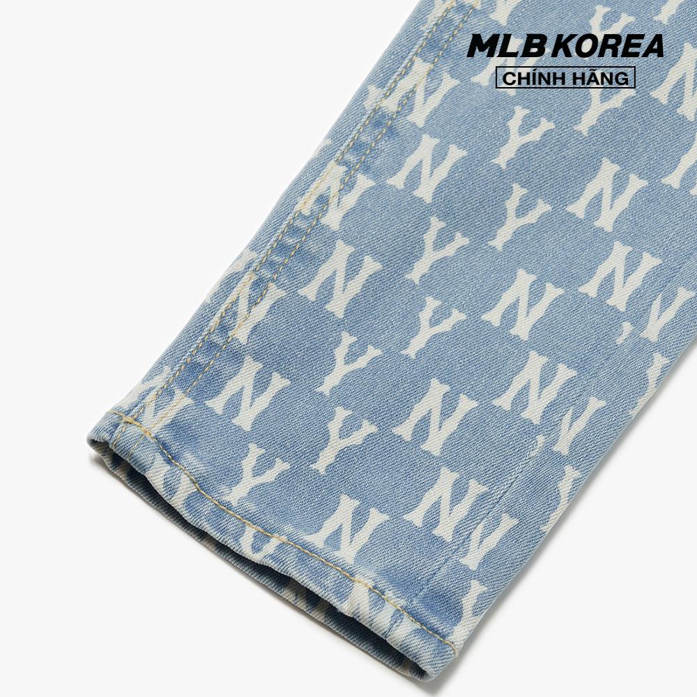 MLB - Quần jeans nữ phom skinny Monogram 3FDPM0521-50BLL