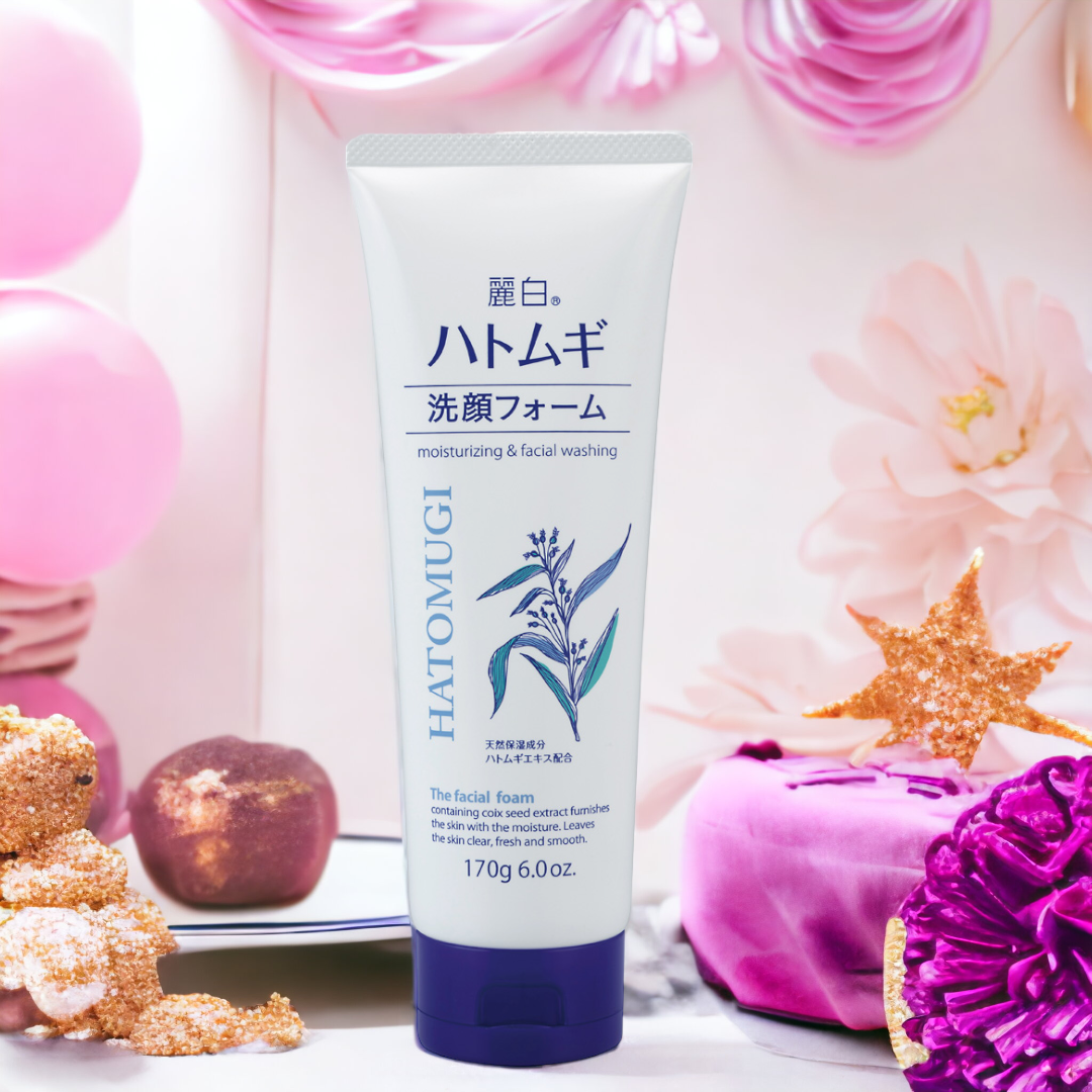Sữa Rửa Mặt Hatomugi Facial Foam Dưỡng Ẩm Và Ngừa Mụn Chiết Xuất Hạt Ý Dĩ