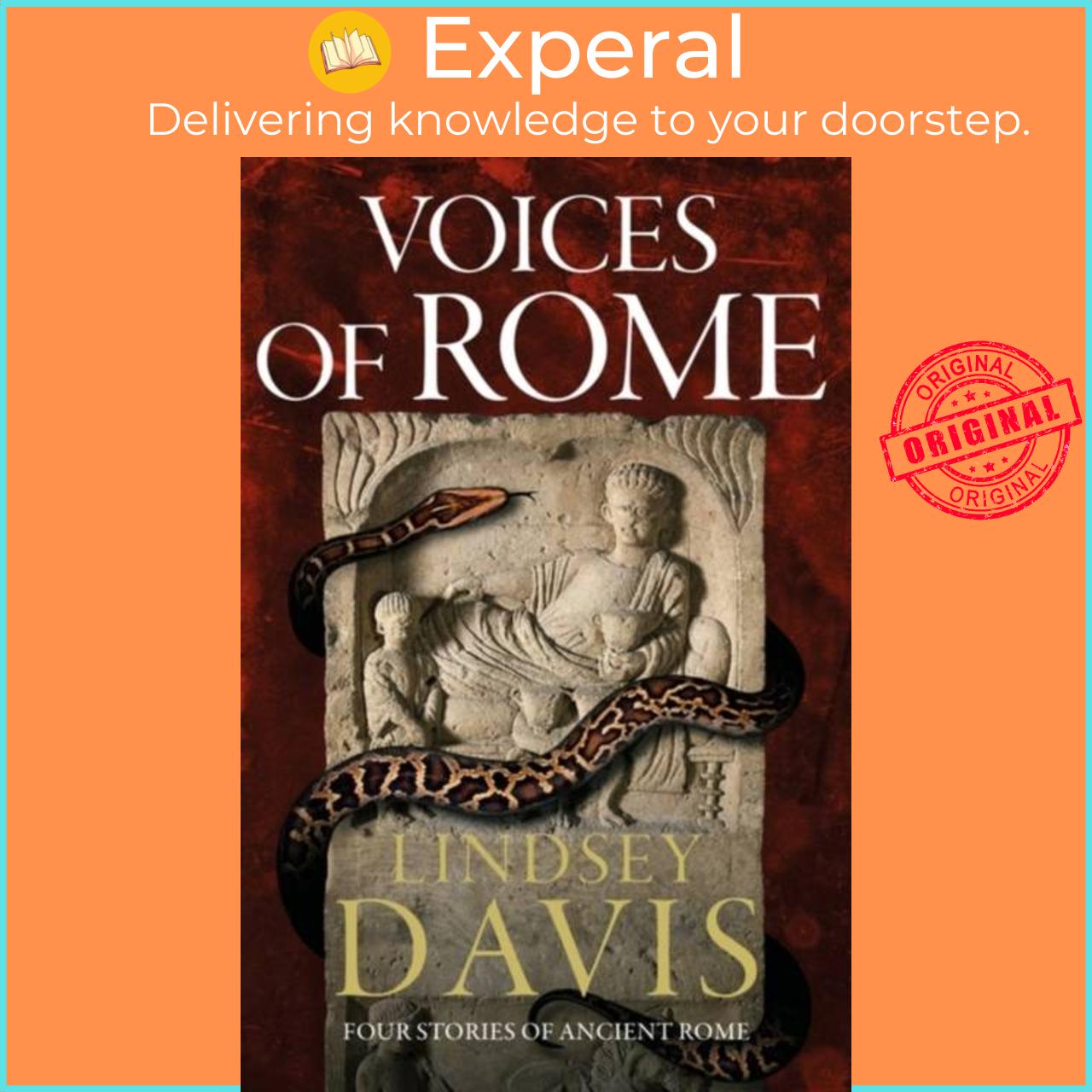 Sách - Voices of Rome - Four Stories of Ancient Rome by Lindsey Davis (UK edition, hardcover)