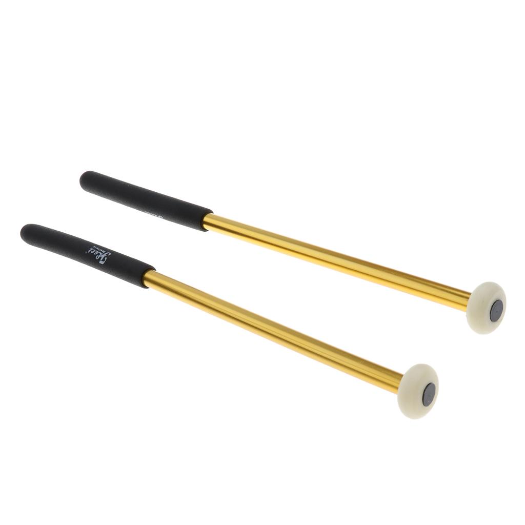 Baoblade Tốt Nhất 2 Chiếc Tay Cầm Kim Loại Trống Búa Cái Vồ cho Móc Hít Timpani Phần