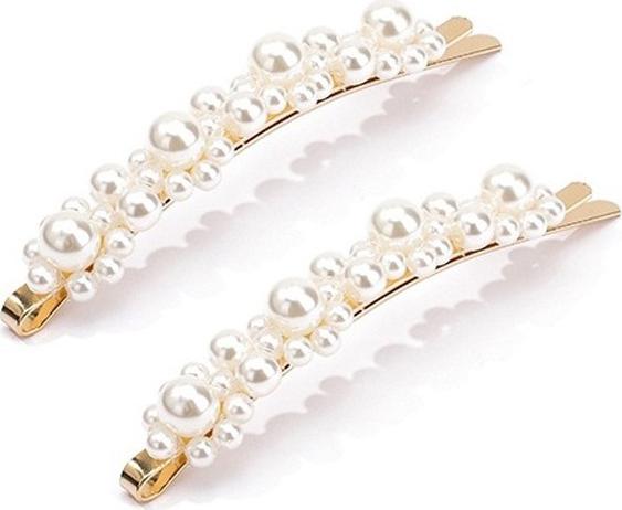 Set 2 kẹp tóc ngọc trai Hàn Quốc