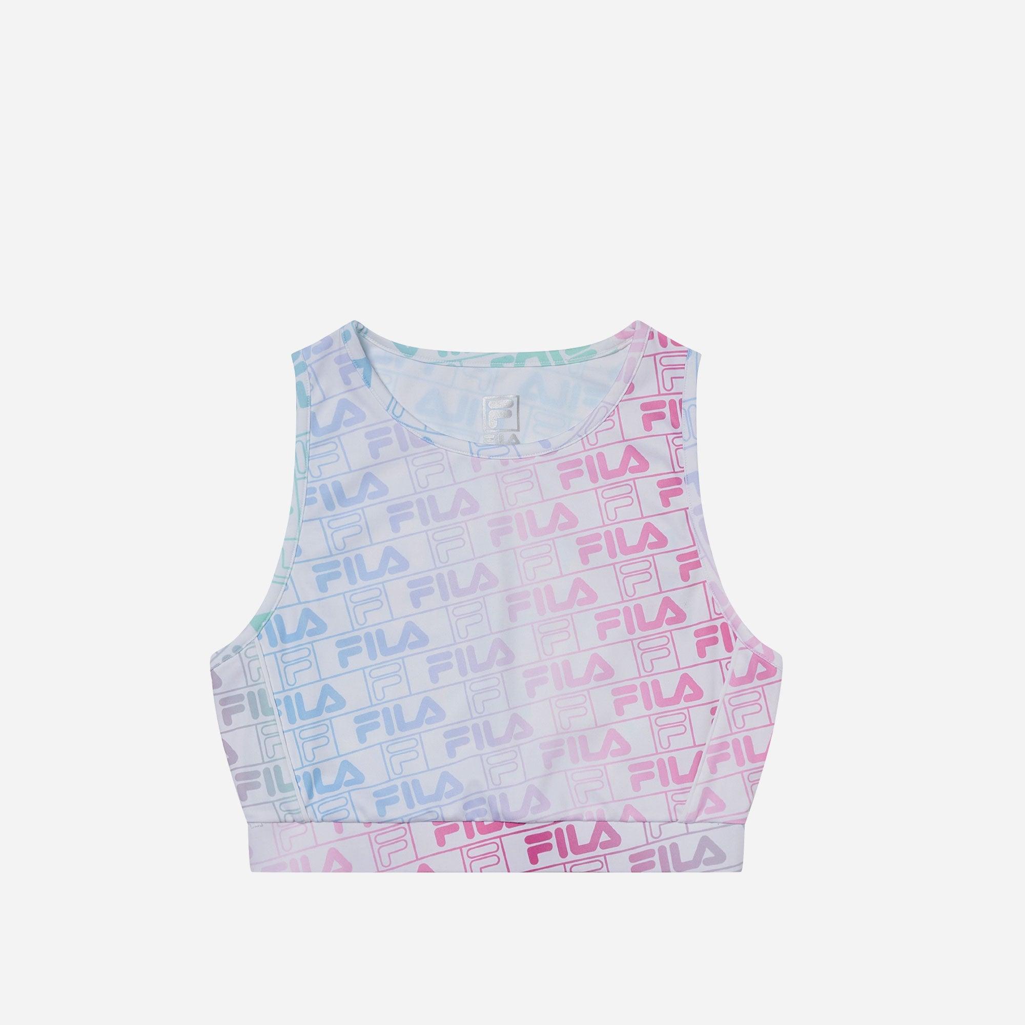 Áo thun ba lỗ thời trang nữ Fila Regular Monogram - FW2VTF2088F-WHI