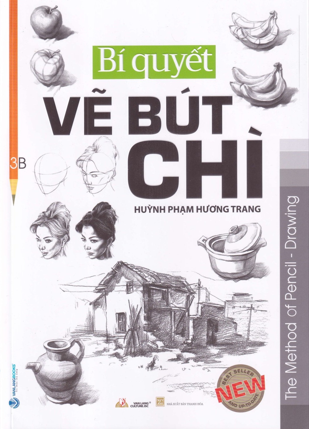 COMBO BÍ QUYẾT VẼ BÚT CHÌ + 101 BƯỚC VẼ CHÌ CĂN BẢN TRONG HỘI HỌA