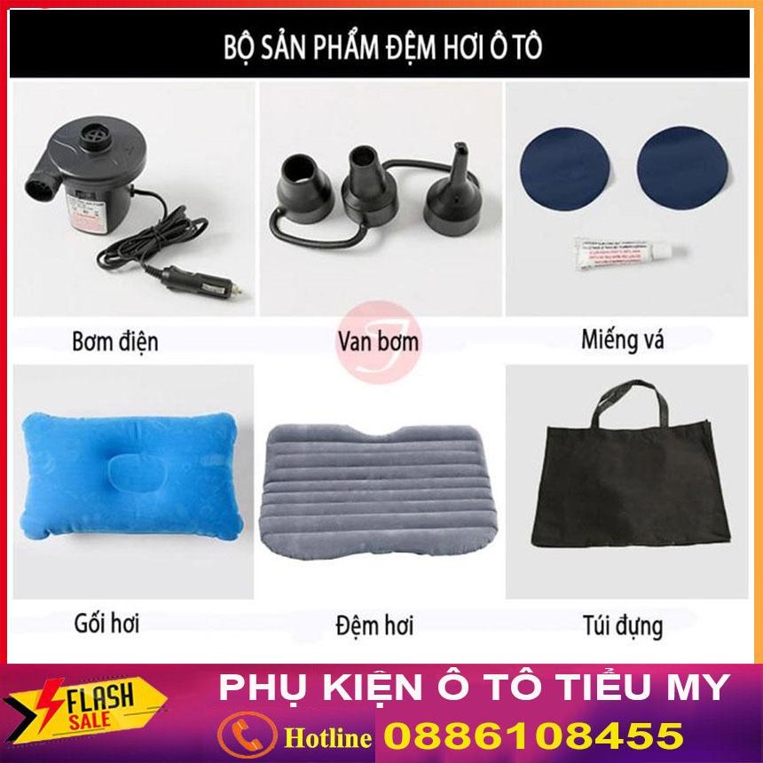 Đệm Hơi Ô Tô Đế Rời - Nệm Hơi Ô Tô Loại Dày Cao Cấp Tặng Phụ Kiện Bơm Đi Kèm