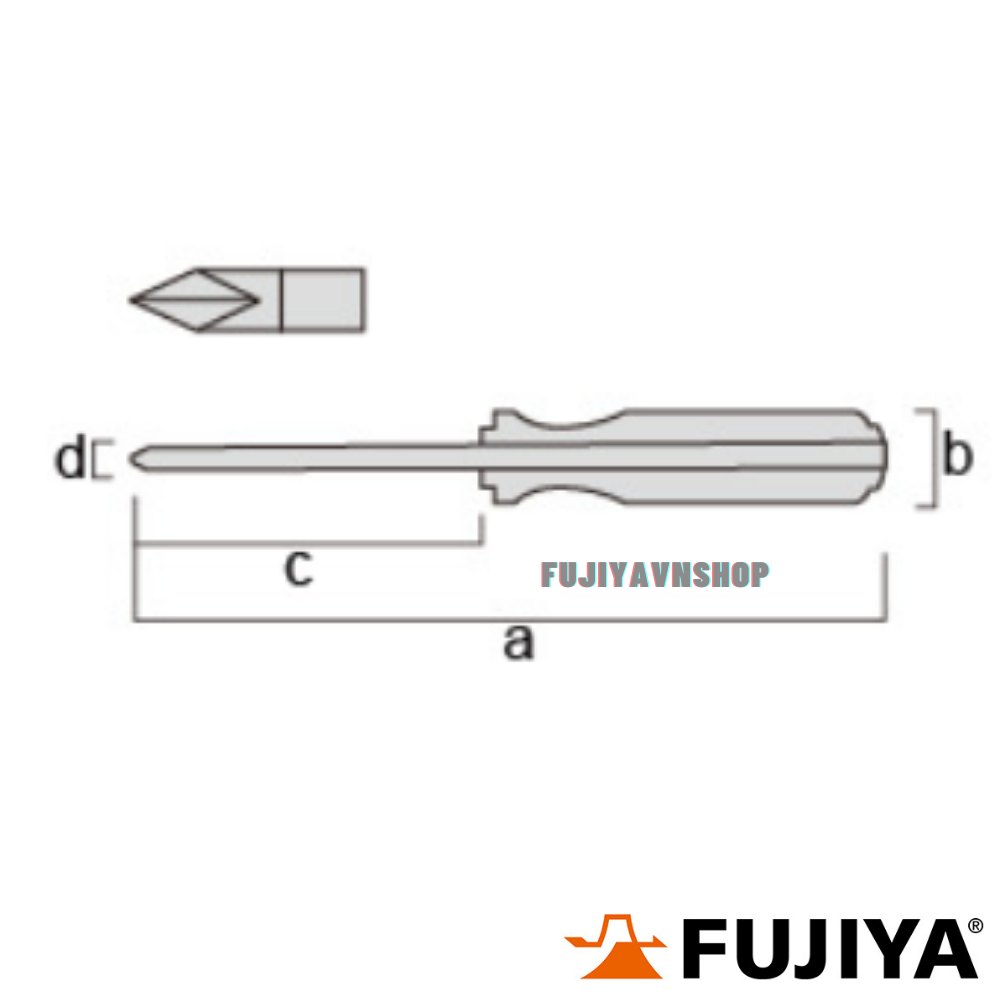 Tuốc nơ vít Fujiya FTSD+2-125-S