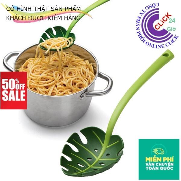 Muỗng Múc Mì Spaghetti Cán Dài Hình Chiếc Lá Nhiều Màu Sắc Sáng Tạo Đa Năng Cho Nhà Bếp - Hàng Cao Cấp
