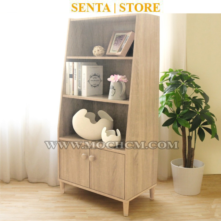 Kệ sách trang trí đa năng cho phòng khách và phòng ngủ gỗ công nghiệp MOC543