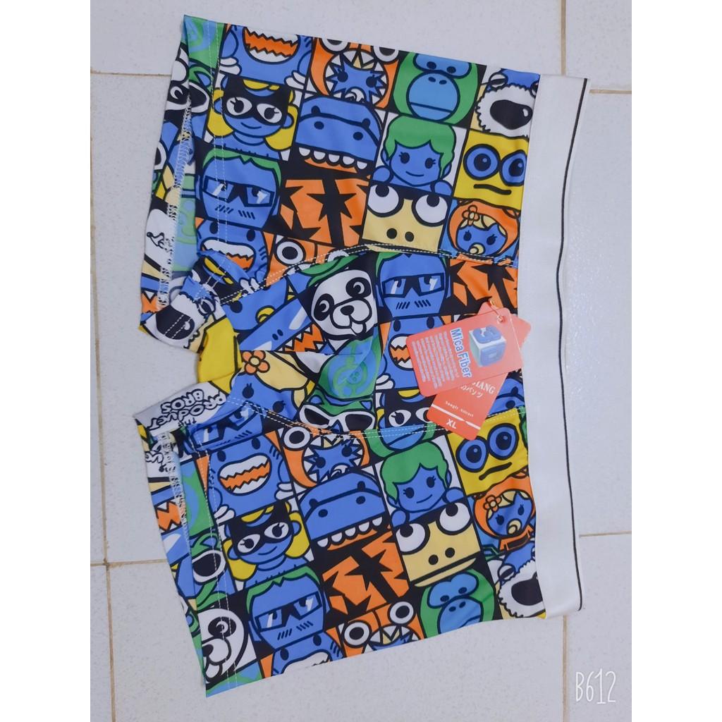 Quần sịp BOXER quần lót nam thun lạnh Hoạt Hình cao cấp siêu nhẹ