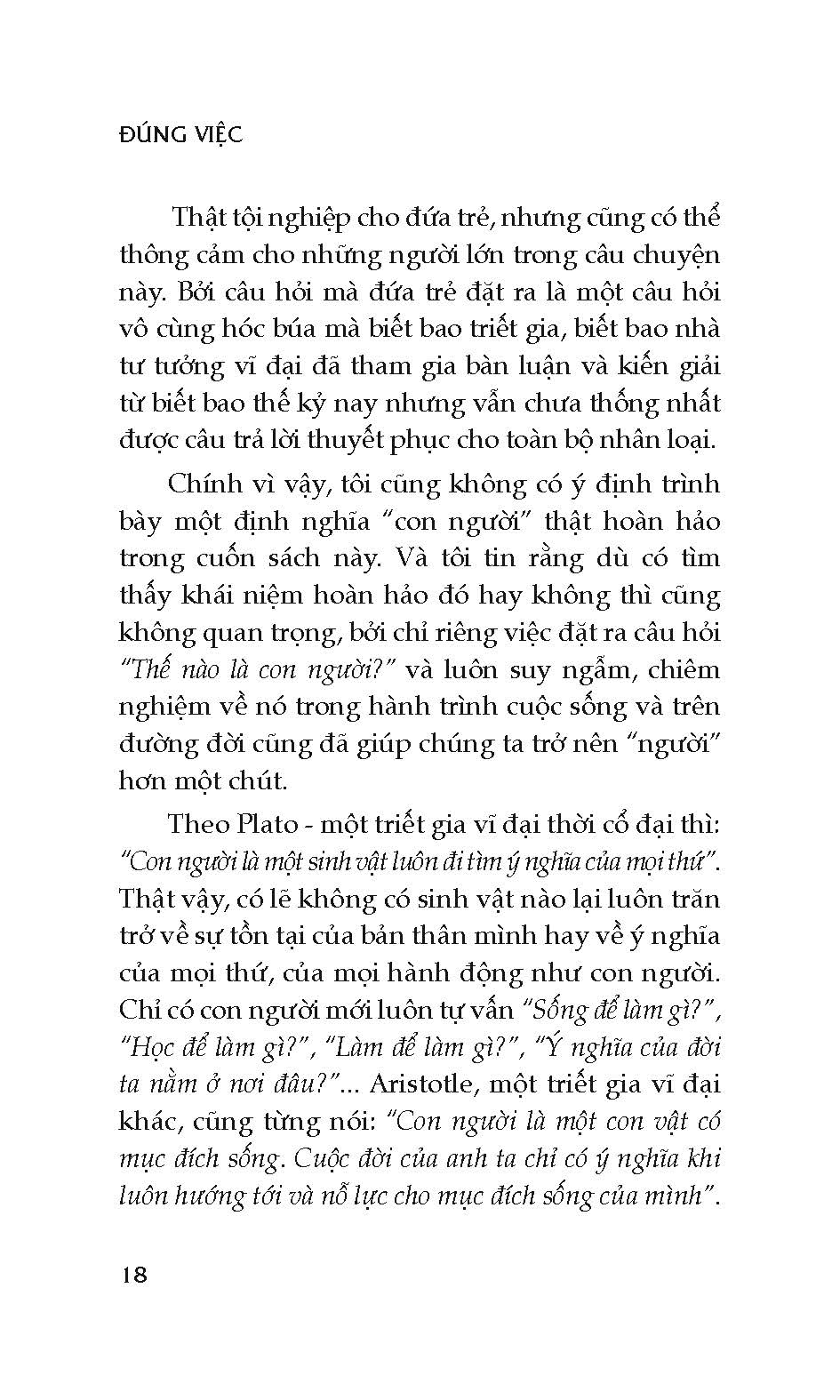 Đúng Việc - Một Góc Nhìn Về Câu Chuyện Khai Minh (Tái bản lần thứ 12) - Bìa cứng (Bản in năm 2023)