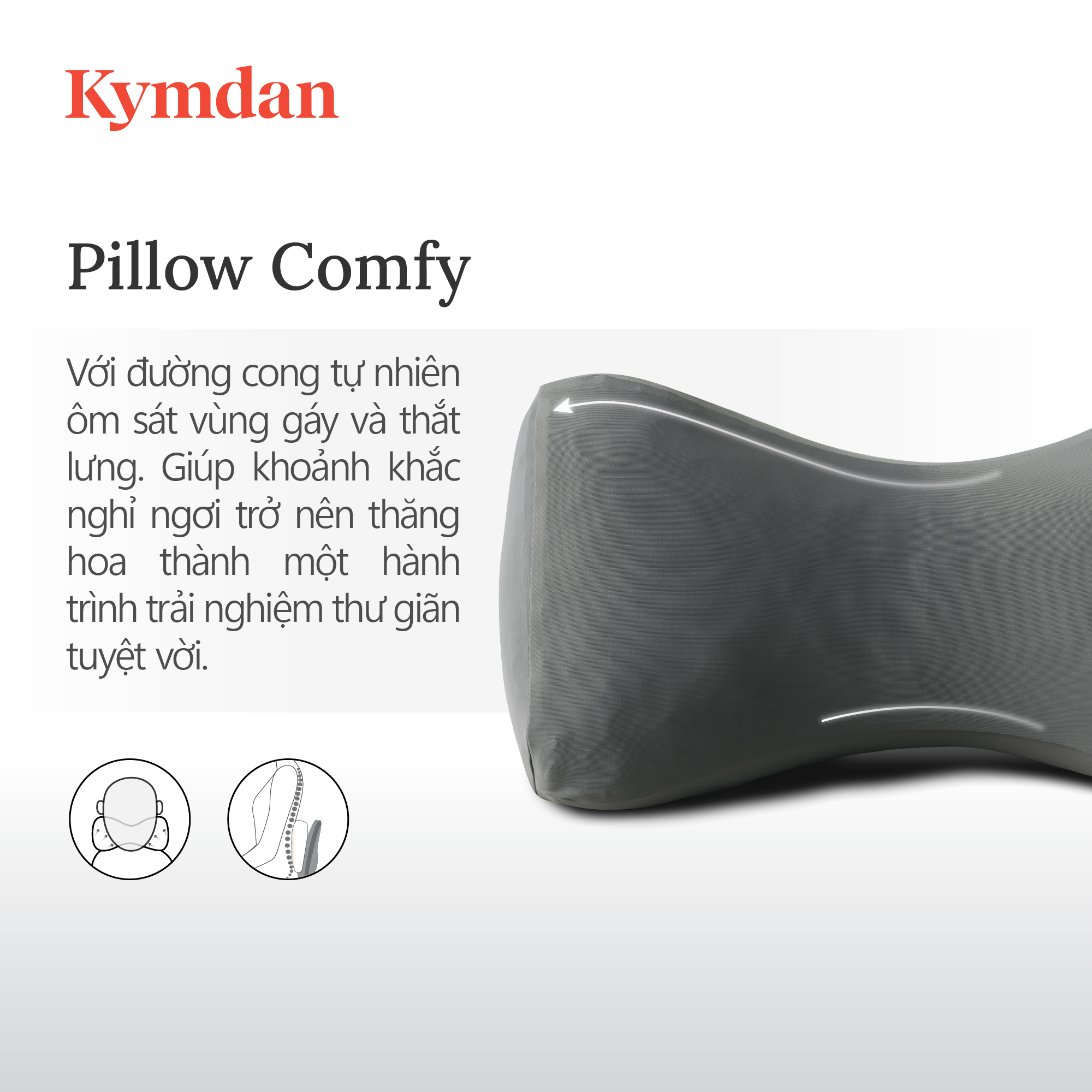 Gối Kymdan Pillow Comfy