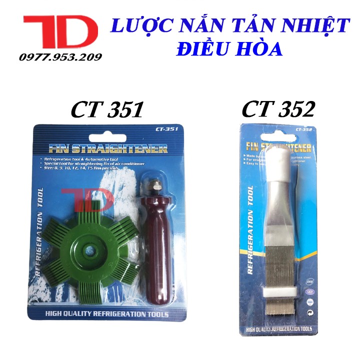 Lược nắn tản nhiệt điều hòa, chổi chải dàn nhôm CT351 CT352