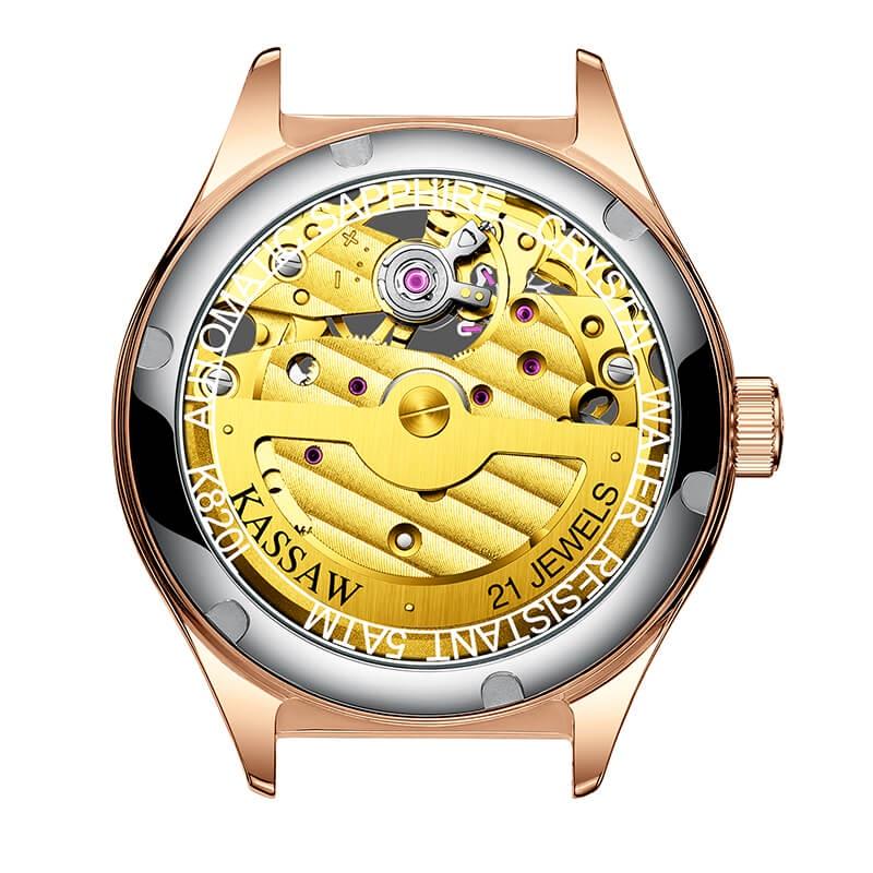 Đồng hồ nữ chính hãng KASSAW K820-3 Chống Nước ,chống xước ,kính sapphire, bảo hành 24 tháng Thời Trang Cho Nữ thiết kế đơn giản trẻ trung và sang trọng