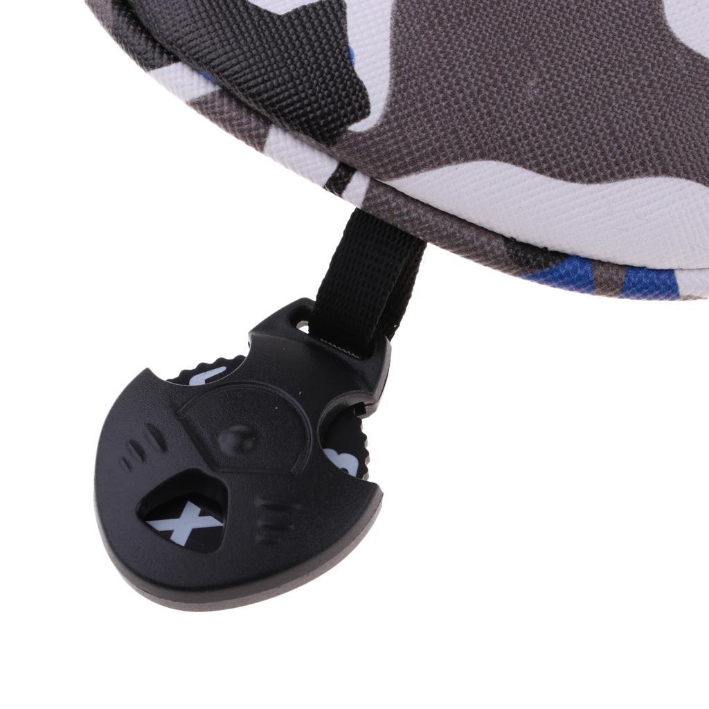 2xWaterproof Driver Woods Head Cover Protector PU Leather Club Cover W/ No.Tag