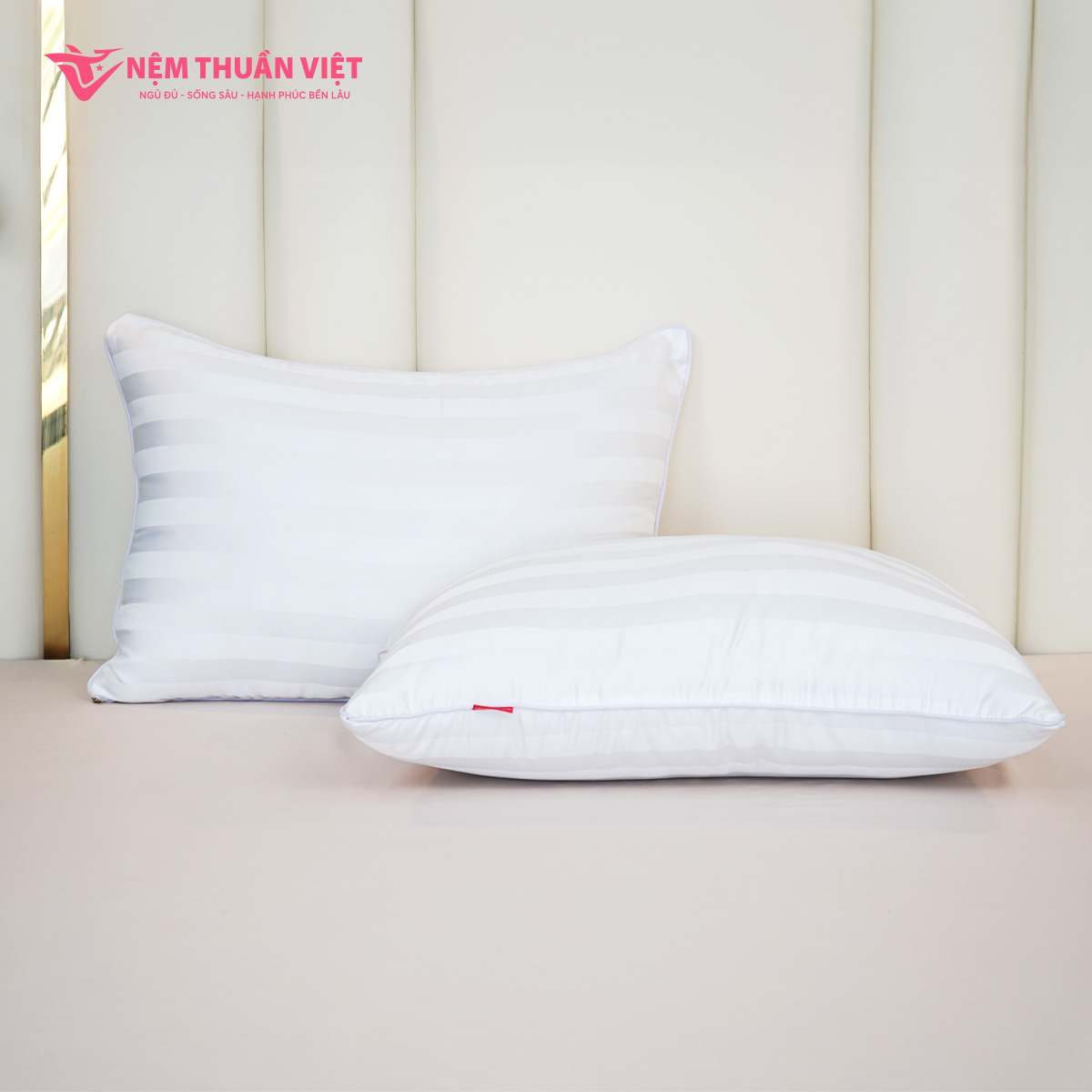 Ruột Gối Nằm Gòn Dreamy Thuần Việt - Sợi Gòn Cao Cấp, Êm Ái - Kích Thước 50x70