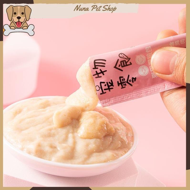 Combo 10 thanh súp thưởng cho mèo hương vị thơm ngon