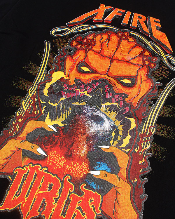 XF WE ARE VIRUS TSHIRT IN BLACK
