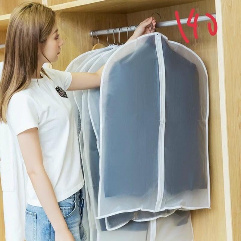 Set 4 túi bọc quần áo trong suốt chống bám bụi