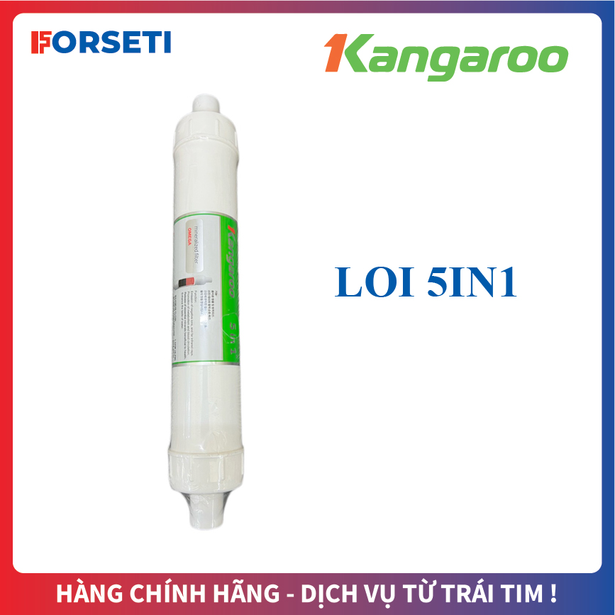 Hàng chính hãng LÕI LỌC NƯỚC KANGAROO HYDROGEN SỐ 10 OMEGA 5 IN 1 (5in1) có thể dùng cho: KG100HU, KG100HU+, KG100MED, KG100EED, KG100EED IoT, KG100HK, KG10A4, KG100HP, KG100HG Các dòng mới: KG100HED IoT, KGY1MED