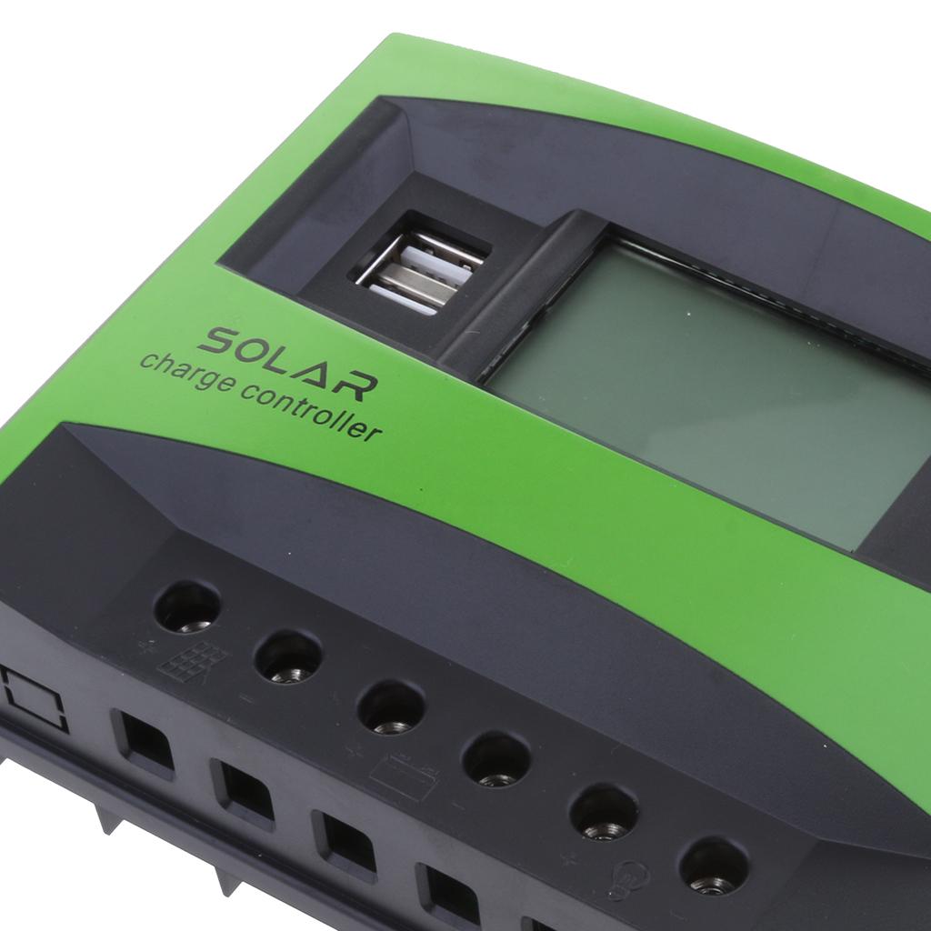 40A Solar Panel Charger Controller Lights Energy Save 12V/24V
