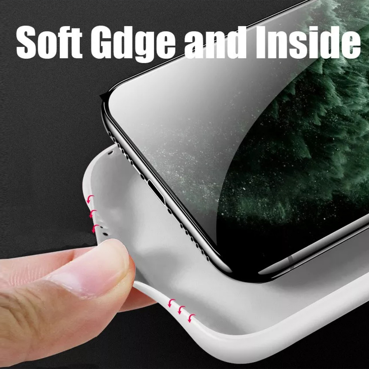 Ốp lưng kính màu viền dẻo dành cho Iphone 12/ 12 Pro/ 12 Pro Max