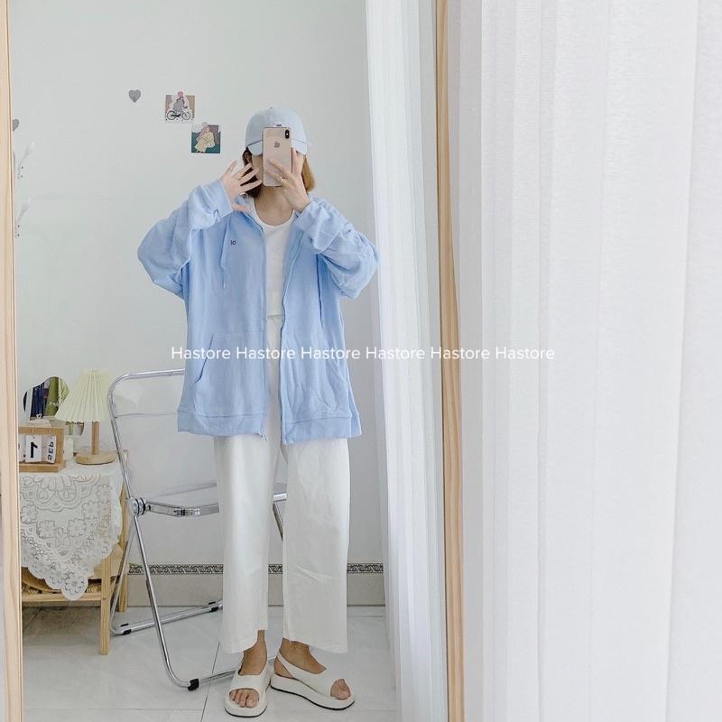 Áo khoác nỉ tăm dày dặn form to