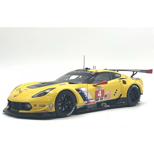 Xe Mô Hình Chevrolet Corvette C7.R Lime Rock 2016 Winner #4 1:18 Autoart - 81606 (Đỏ)