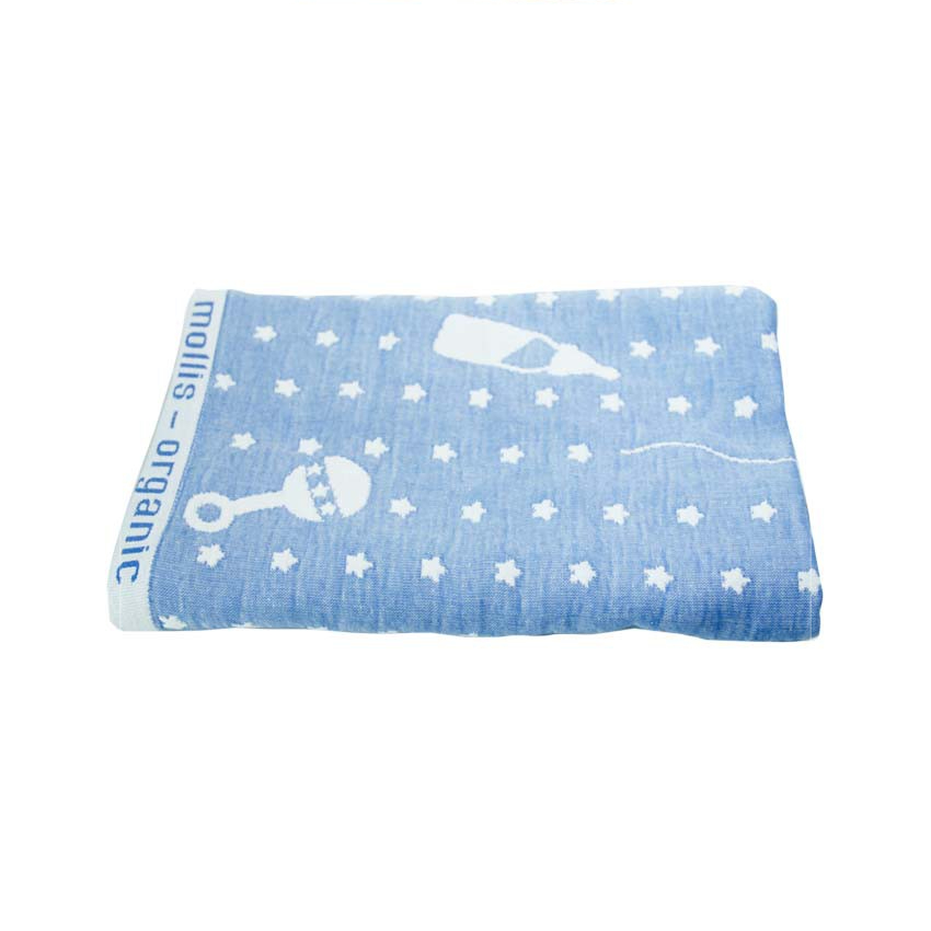 Khăn Trẻ Em Mollis Cotton Organic 70x140cm Khăn Cao Cấp Cotton Hữu Cơ Thấm Hút An Toàn Với Làn Da Em Bé Nhạy Cảm BM1N