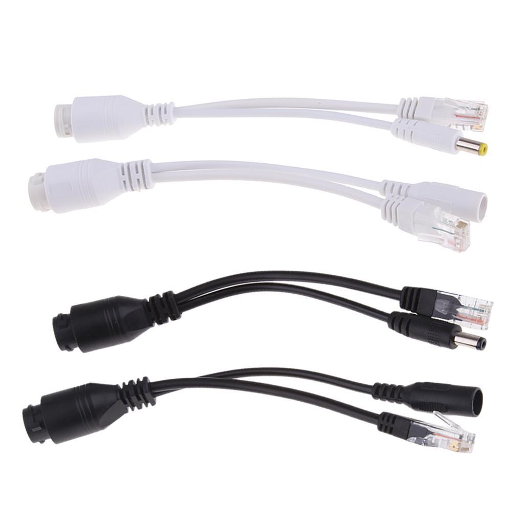 Passive Power Over Ethernet Adapter POE Cable Splitter