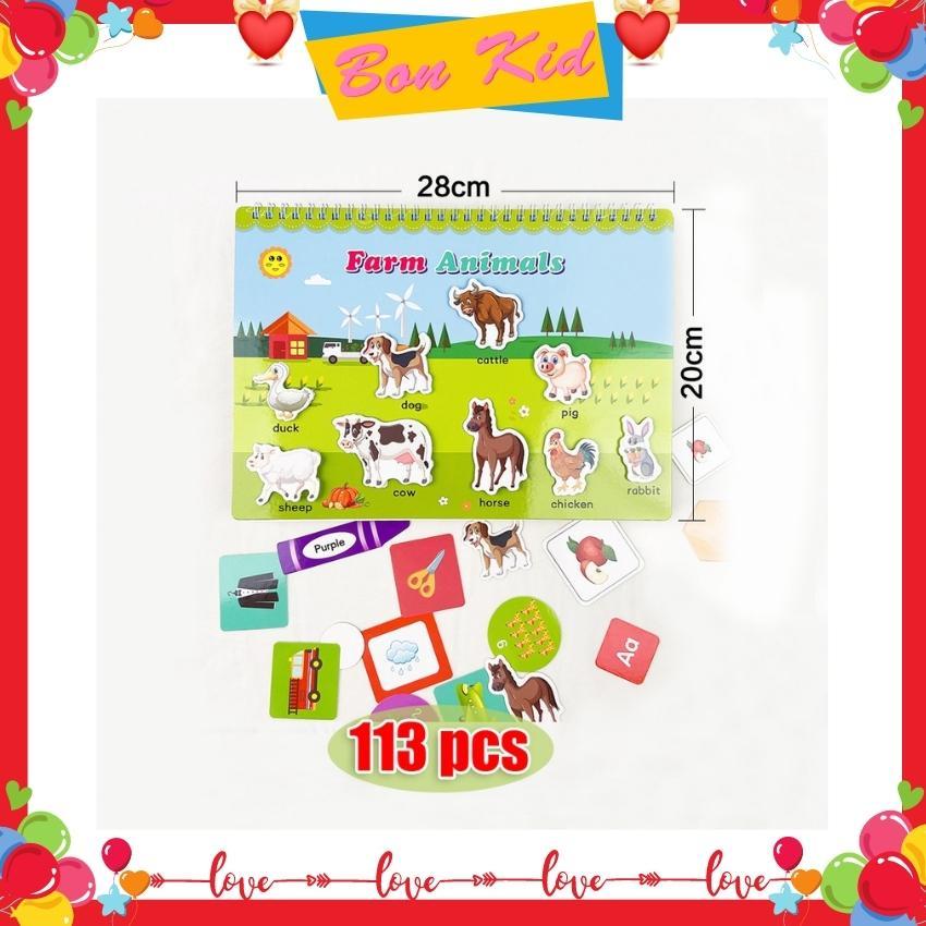 My Preschool BusyBook Bóc Dán 11 Chủ Đề - Cuốn Bóc Dán Thông Minh Cho Bé