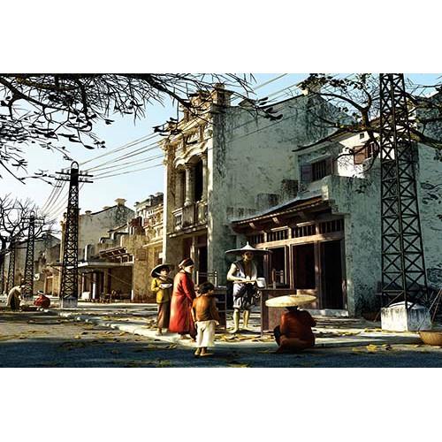 Tranh phong cảnh Hà Nội xưa - HNX048