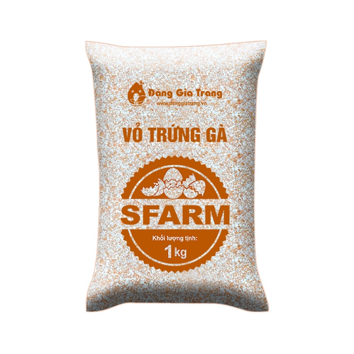 Vỏ trứng gà Sfarm túi 1 ký