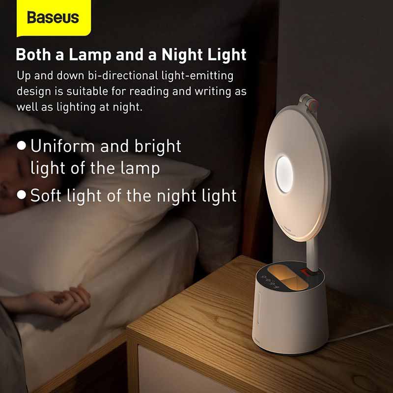 Đèn bàn học cao cấp, ánh sáng mịn đều Baseus Smart Eye Series Full Spectrum Double Light Source AAA- hàng chính hãng