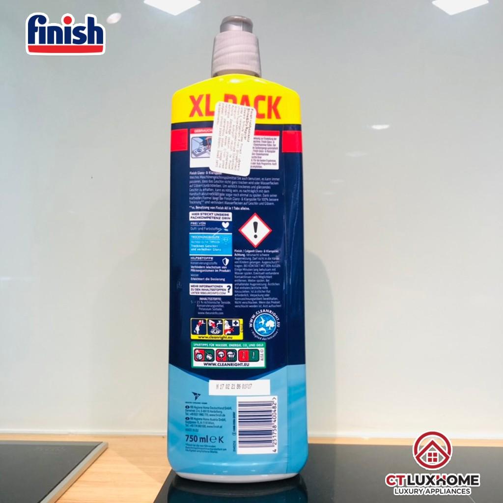 Nước làm bóng Finish 750ml dành cho máy rửa bát - Hàng chính hãng