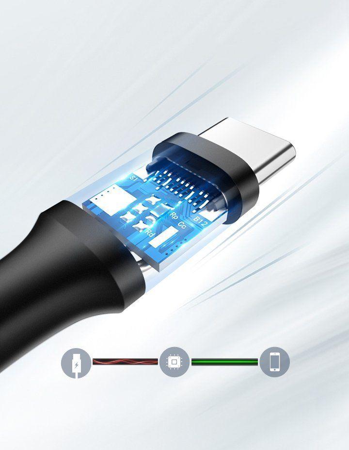 Ugreen UG60826US287TK 3M USB A sang type c 2.0 màu đen cáp truyền dữ liệu từ máy tính ra điện thoại - HÀNG CHÍNH HÃNG