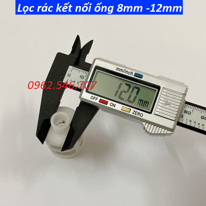 Bộ lọc rác đầu hút máy phun sương dùng thả trong xô chậu (nối ống 8mm)